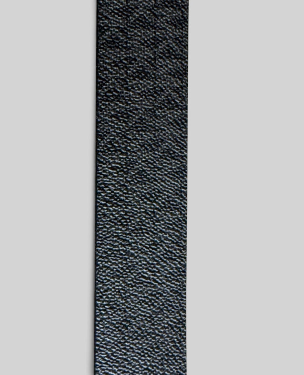 Michael Kors Black Leather Belt with Two-Tone MK Circle Buckle