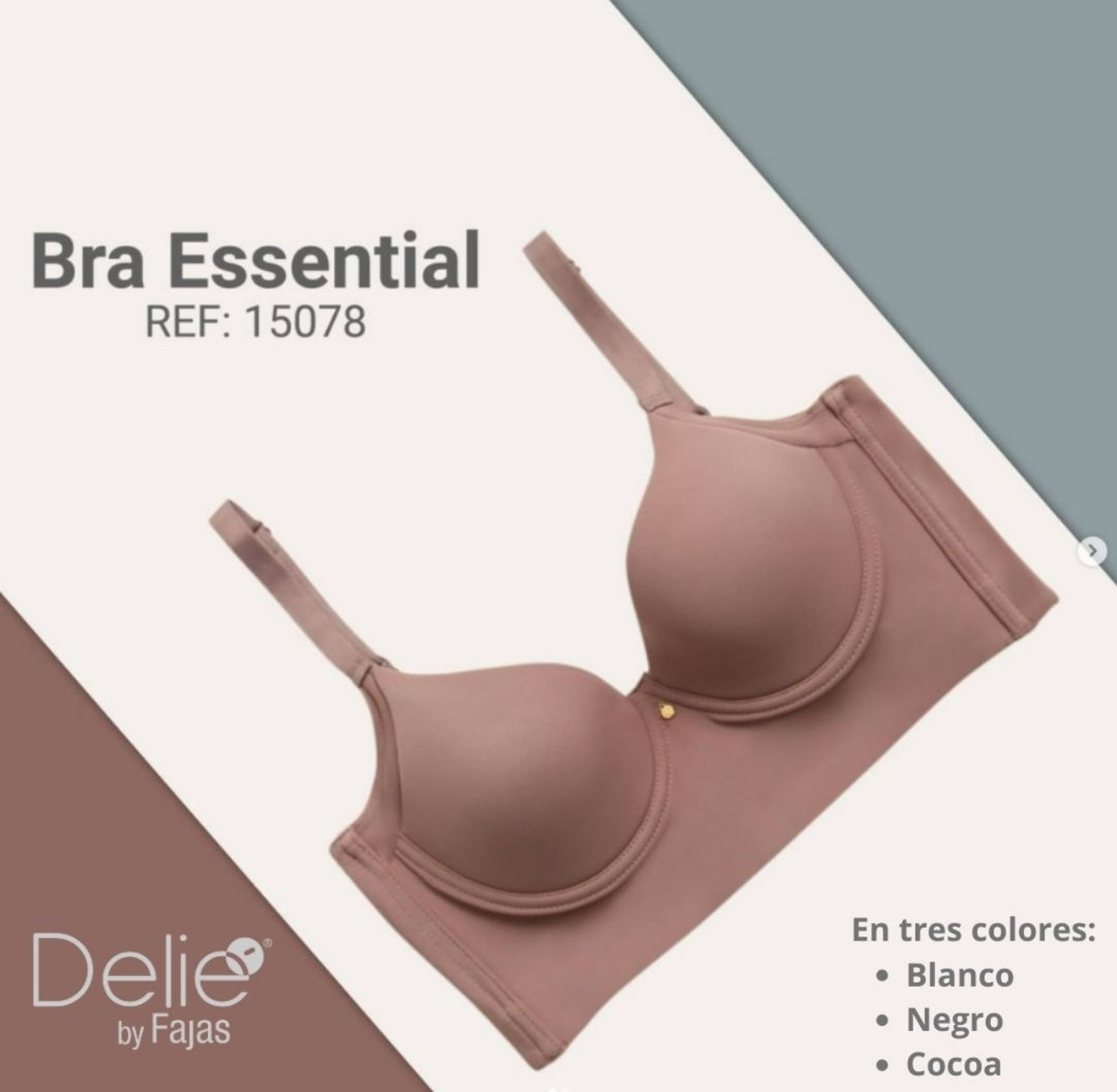 Delie bra Ref 15078 Brasiel Faja