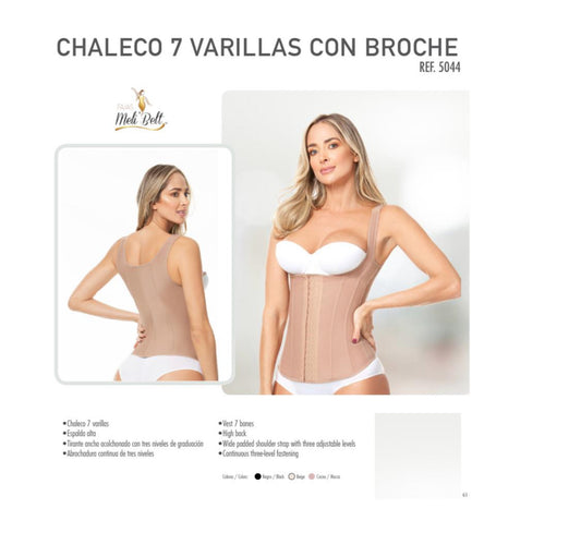 Faja 5044 Chaleco de 7 varillas incluidas